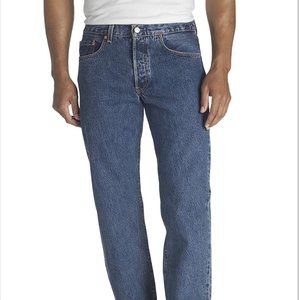 Levi's Men's 501 Original Fit  Blue Jeans 35 X 32